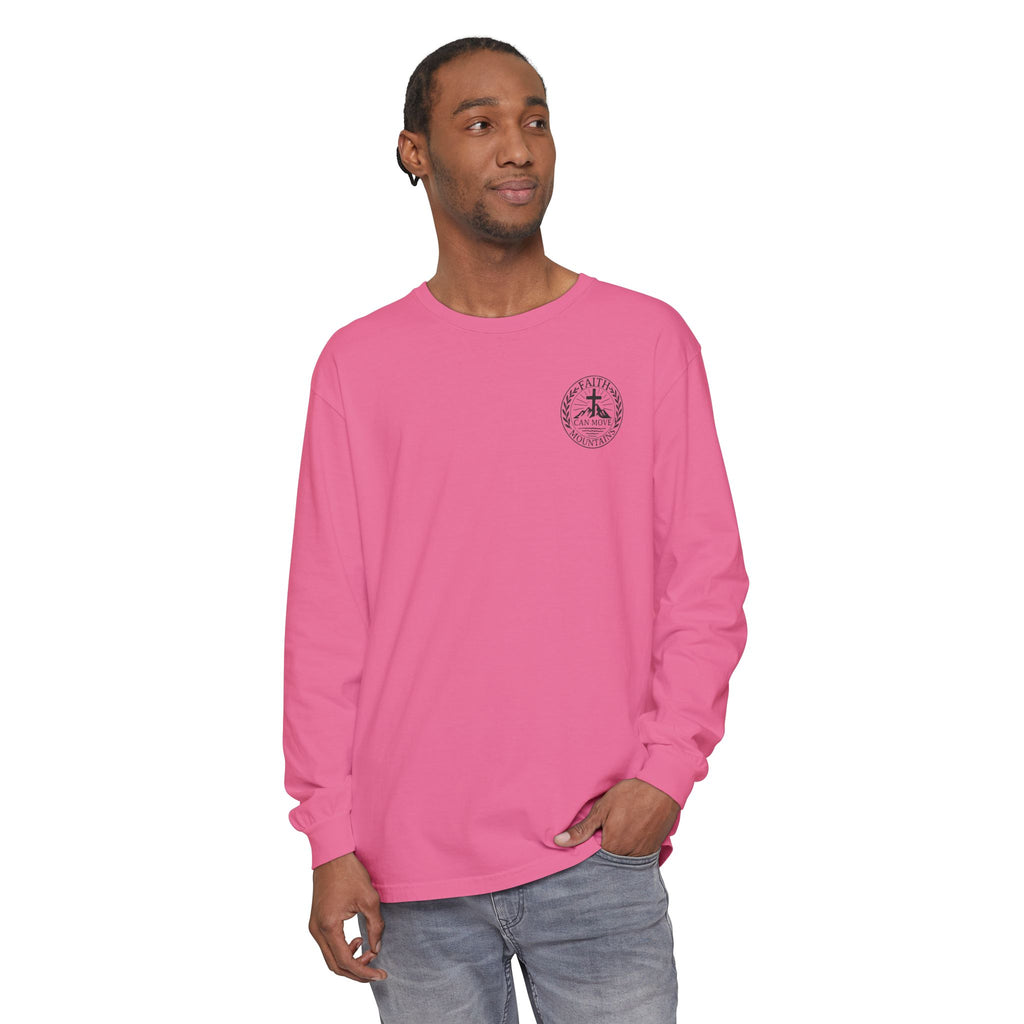 Faith Can Move Mountains Long Sleeve Tee