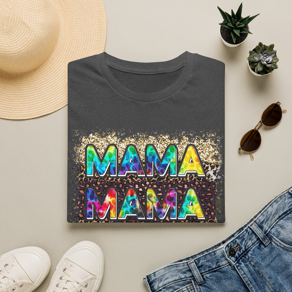Mama Tie-Dye Graphic T-Shirt — Colorful Retro Tee for Moms