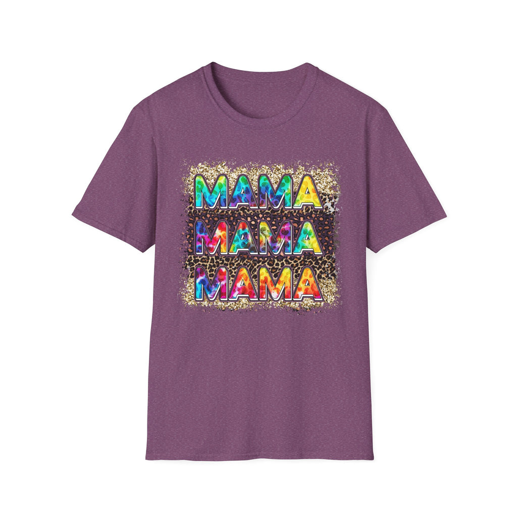 Mama Tie-Dye Graphic T-Shirt — Colorful Retro Tee for Moms
