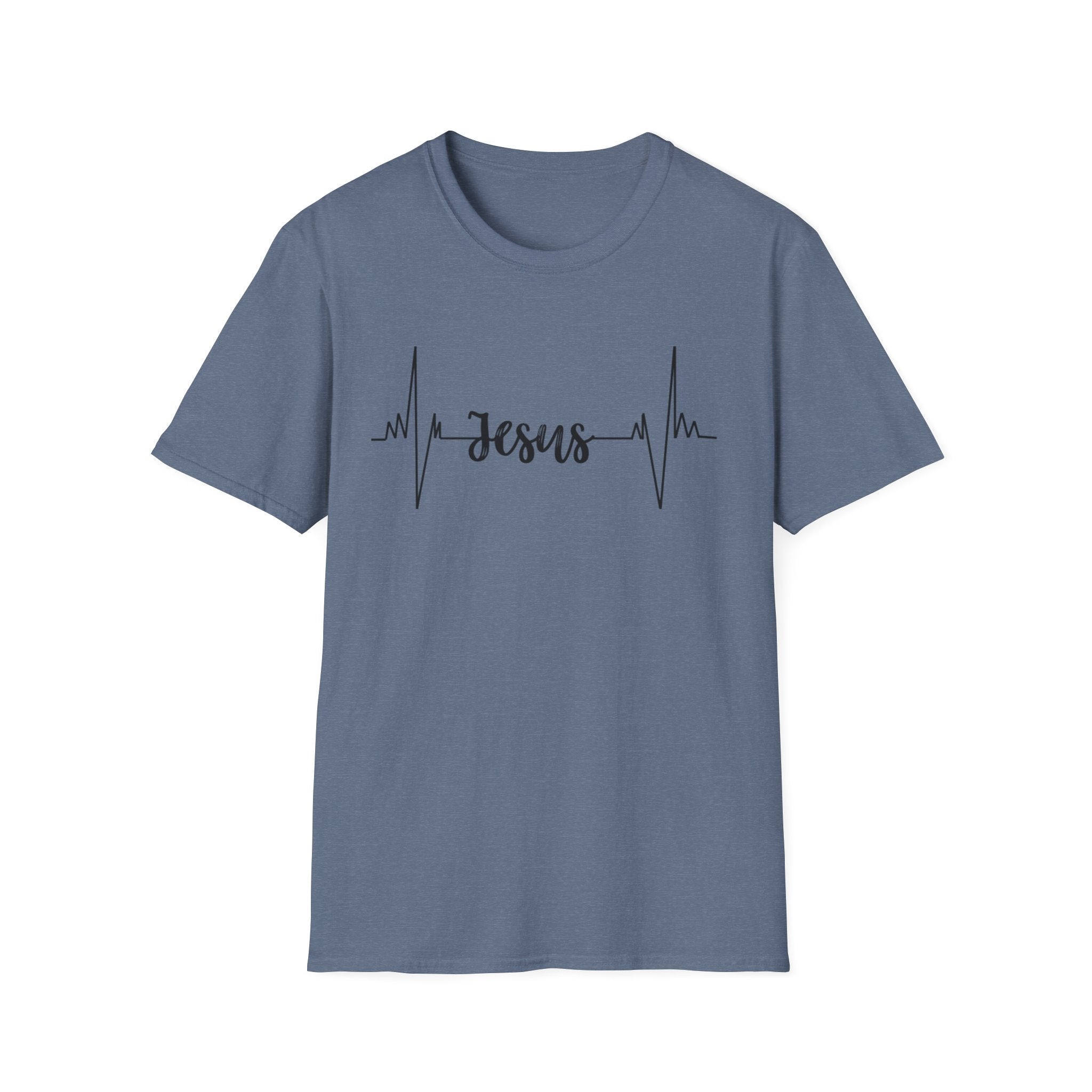 Jesus Heartbeat T-Shirt — Christian Faith Graphic Tee