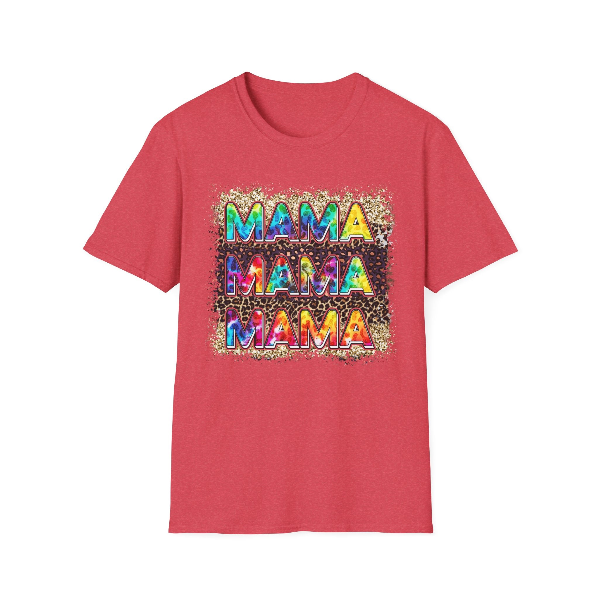 Mama Tie-Dye Graphic T-Shirt — Colorful Retro Tee for Moms