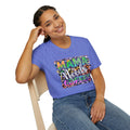 Mama Needs Coffee T-Shirt — Colorful Leopard Print Mom Coffee Tee