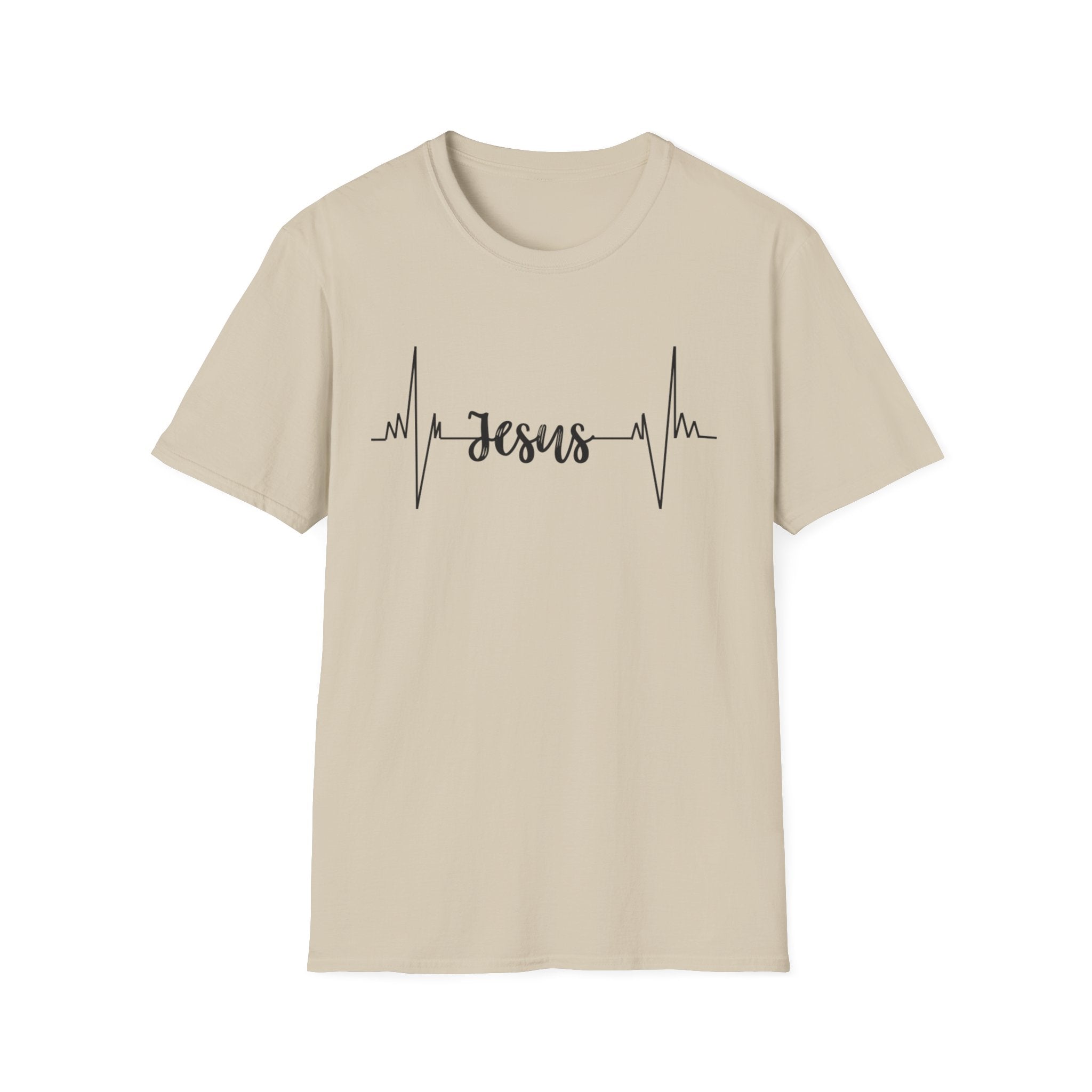 Jesus Heartbeat T-Shirt — Christian Faith Graphic Tee